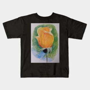 yellow rose Kids T-Shirt